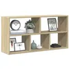 Image de vidaXL Étagère murale chêne sonoma 100x25x50 cm bois d'ingénierie 853274