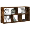 Image de vidaXL Étagère murale chêne fumé 100x25x50 cm bois d'ingénierie 853276