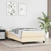 Image de Matelas à ressorts ensachés pour enfants crème 80x160 cm tissu