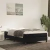 Image de vidaXL Matelas de lit à ressorts ensachés noir 120x220 cm epaisseur 20 cm velours,matelas,matelas de lit,matelas à sommier tapissier