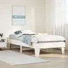 Image de vidaXL Cadre de lit sans matelas blanc 90x190 cm bois de pin massif, meuble de chambre à coucher, sommier, lit en bois, lit, 855377