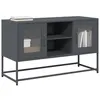 Image de vidaXL Meuble TV anthracite 100,5x39x60,5 cm acier, support TV, buffet TV, meuble multimédia, banc TV, meuble hifi, centre 853382