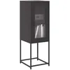 Image de Buffet noir 36x39x107 cm acier laminé à froid