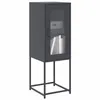 Image de vidaXL Buffet anthracite 36x39x107 cm acier laminé à froid, meuble de rangement, meuble de rangement de cuisine, meuble de 853400