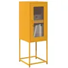 Image de Buffet jaune moutarde 36x39x107 cm acier laminé à froid