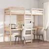 Image de vidaXL Cadre de lit superposé sans matelas 75x190cm bois de pin massif, cadre de lit mezzanine, cadre de lit de cabine, 3308550