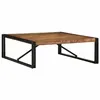 Image de vidaXL Table basse multicolore 100x100x35 cm bois récupération massif, table latérale, table de salon, table d'accent, bout 4016668