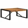 Image de vidaXL Table basse 80x80x35 cm bois massif acacia, table latérale, table de salon, table d'accent, bout de canapé, table 4016672