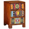 Image de Table de chevet 40x40x60 cm bois d acacia massif