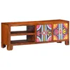 Image de Meuble TV multicolore 110x30x40 bois d acacia massif