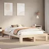 Image de vidaXL Cadre de lit sans matelas 135x190 cm bois de pin massif 3308747