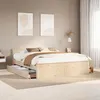 Image de Cadre de lit sans matelas avec tête de lit 180x200 cm bois pin