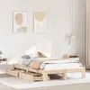Image de vidaXL Cadre de lit sans matelas 120x190 cm bois de pin massif, sommier, cadre de lit double, cadre de lit en bois massif, 3309017