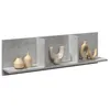 Image de vidaXL Armoire murale 100x16,5x30 cm gris béton bois d'ingénierie, armoire murale flottante, étagère murale, vitrine murale, 854862