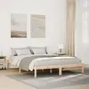 Image de vidaXL Cadre de lit extra long sans matelas 160x210 cm bois massif pin, lit, meuble de chambre, lit en bois, lit double, 852408