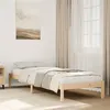 Image de vidaXL Cadre de lit extra long sans matelas 80x220 cm bois massif pin, lit, meuble de chambre, lit en bois, lit simple, 852414