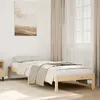 Image de vidaXL Cadre de lit extra long sans matelas 90x220 cm bois massif pin, lit, meuble de chambre, lit en bois, lit simple, 852416