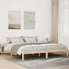 Image de vidaXL Cadre de lit extra long sans matelas 180x220 cm bois massif pin, lit, meuble de chambre, lit en bois, lit double, 852424