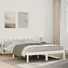 Image de vidaXL Cadre de lit extra long sans matelas 140x210 cm bois massif pin, lit, meuble de chambre à coucher, lit en bois, lit 852435