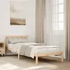 Image de Cadre de lit extra long sans matelas 80x220 cm bois massif pin