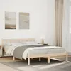 Image de vidaXL Cadre de lit extra long sans matelas 140x220 cm bois massif pin, lit, meuble de chambre à coucher, lit en bois, lit 852448