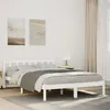 Image de vidaXL Cadre de lit extra long sans matelas 140x220 cm bois massif pin, lit, meuble de chambre à coucher, lit en bois, lit 852449