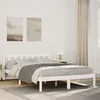 Image de vidaXL Cadre de lit extra long sans matelas 160x220 cm bois massif pin, lit, meuble de chambre à coucher, lit en bois, lit 852451