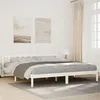 Image de vidaXL Cadre de lit extra long sans matelas 200x220 cm bois massif pin, lit, meuble de chambre à coucher, lit en bois, lit 852455