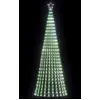 Image de Vidaxl Sapin de Noël Conique Lumineux, 475 LED Blanc Froid, 247 cm