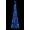 Image de vidaXL Sapin de Noël à LED avec pointes 1534 LED bleu 500 cm, lumière de Noël, lumière de Noël LED, lumière de Noël 4016406