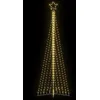 Image de vidaXL Sapin de Noël à LED 495 LED blanc chaud 300,5 cm, lumière de Noël, lumière de Noël LED, lumière de Noël extérieure, 4016436