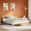 Image de Cadre de lit sans matelas 160x200 cm bois massif de pin