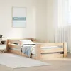 Image de vidaXL Cadre de lit sans matelas 70x140 cm bois de pin massif, meuble de chambre à coucher, sommier, lit en bois 855687