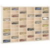 Image de Vitrine de collection en bois avec 60 compartiments