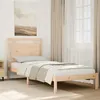 Image de vidaXL Cadre de lit extra long sans matelas 100x220 cm bois massif, meuble de chambre à coucher, sommier, lit en bois, lit, 3309199