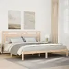 Image de vidaXL Cadre de lit extra long sans matelas 180x220 cm bois massif, meuble de chambre à coucher, sommier, lit en bois, lit, 3309205
