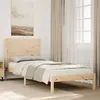 Image de vidaXL Cadre de lit extra long sans matelas 90x210 cm bois massif 3309295