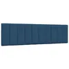 Image de vidaXL Coussin de tête de lit bleu 180 cm tissu 4019183