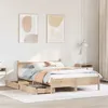 Image de vidaXL Cadre de lit sans matelas 140x190 cm bois de pin massif, meuble de chambre à coucher, sommier, lit en bois, lit, lit 3309782