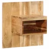Image de Table de chevet 50x27x50 cm bois d acacia solide