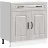 Image de vidaXL, Étagère, Space 1x bottom cabinet (2 doors 1 drawer) 80 cm wide 81.5 cm high (80 x 46 x 81.50 cm)