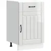 Image de vidaXL, Étagère, Gerardo 1x bottom cabinet (1 door 1 drawer)