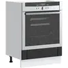 Image de vidaXL, Étagère, Gerardo 1x oven cabinet (60 x 46 x 81.50 cm)
