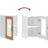 Image de vidaXL, Étagère, Gerardo 1x wall glass cabinet (1 door)