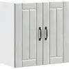 Image de vidaXL, Étagère, Gerardo 1x wall cabinet (2 doors) (60 x 31 x 60 cm)
