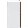 Image de vidaXL, Étagère, Gerardo 1x wall glass cabinet (2 doors) (80 x 31 x 60 cm)