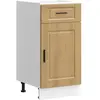 Image de vidaXL, Étagère, Triana 1x bottom cabinet (1 door 1 drawer) (40 x 46 x 81.50 cm)