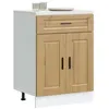 Image de vidaXL Armoire de cuisine Porto chêne artisanal bois d'ingénierie 853976