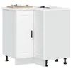 Image de vidaXL Armoire d'angle de cuisine Porto blanc bois d'ingénierie 853987