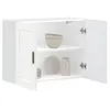 Image de vidaXL Armoire murale de cuisine Porto blanc bois d'ingénierie, meuble mural de cuisine, armoire pour mur de cuisine, 854067